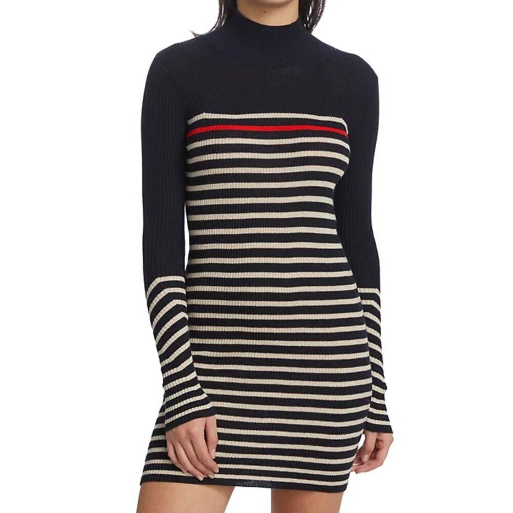 Rag & Bone Kate Stripe Cashmere Blend Sweater Dress NWT